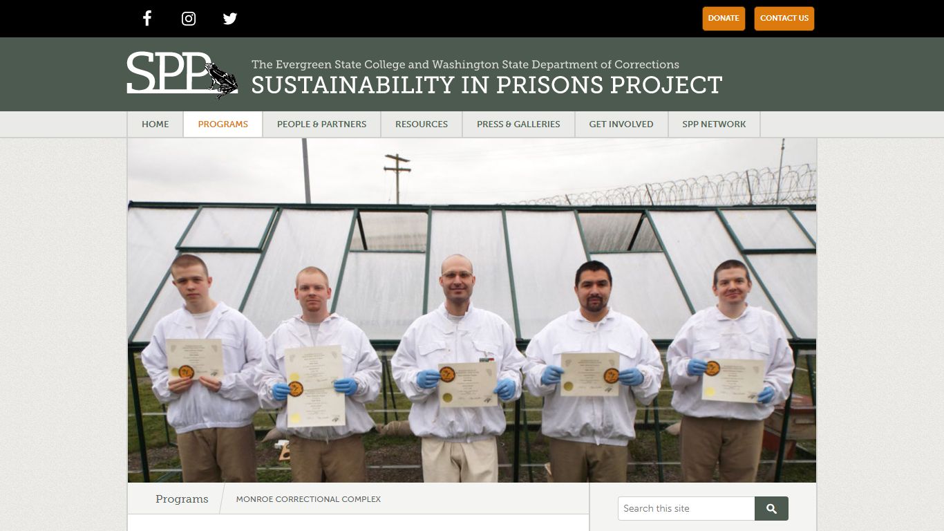 Monroe Correctional Complex | Sustainability in Prisons Project